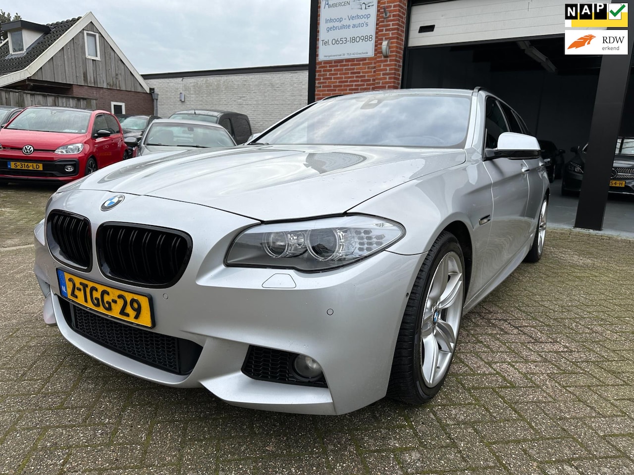 BMW 5-serie Touring - 530d High Executive AUTOMAAT-SOFT CLOSE-CLIMA-PANORAMADAK - AutoWereld.nl