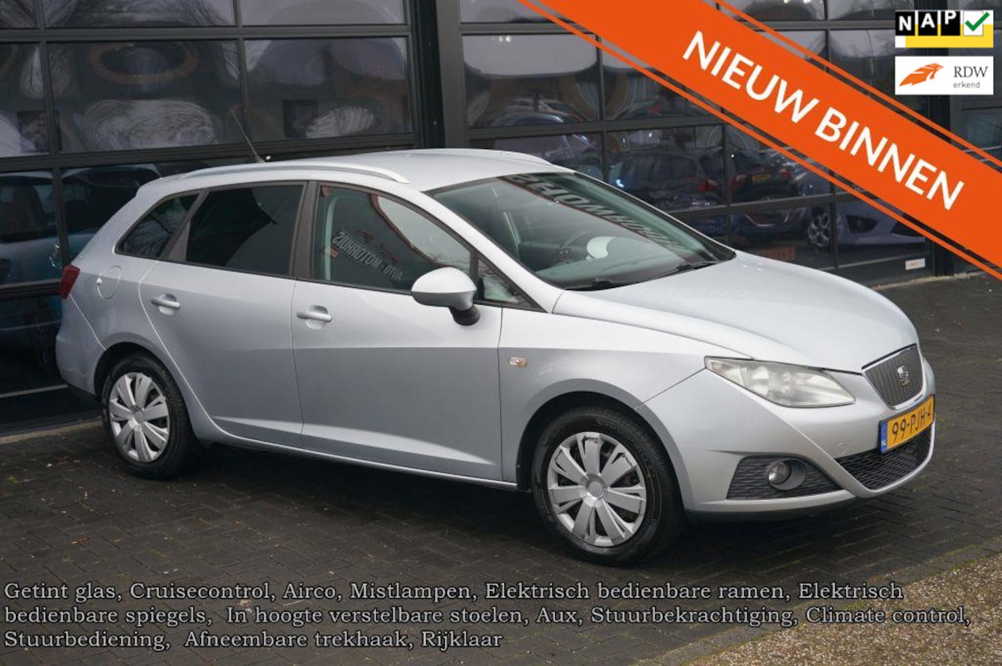 Seat Ibiza ST - 1.2 TDI Style Ecomotiven Clima, CC, Elek pakket, Trekhaak - AutoWereld.nl