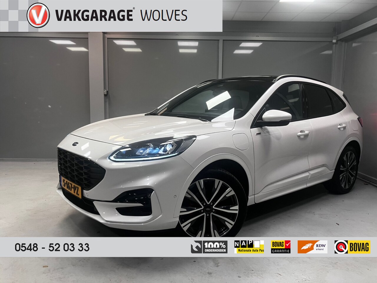 Ford Kuga - 2.5 PHEV ST-Line X | PANODAK | 20"LMV | LED | TREKHAAK | - AutoWereld.nl