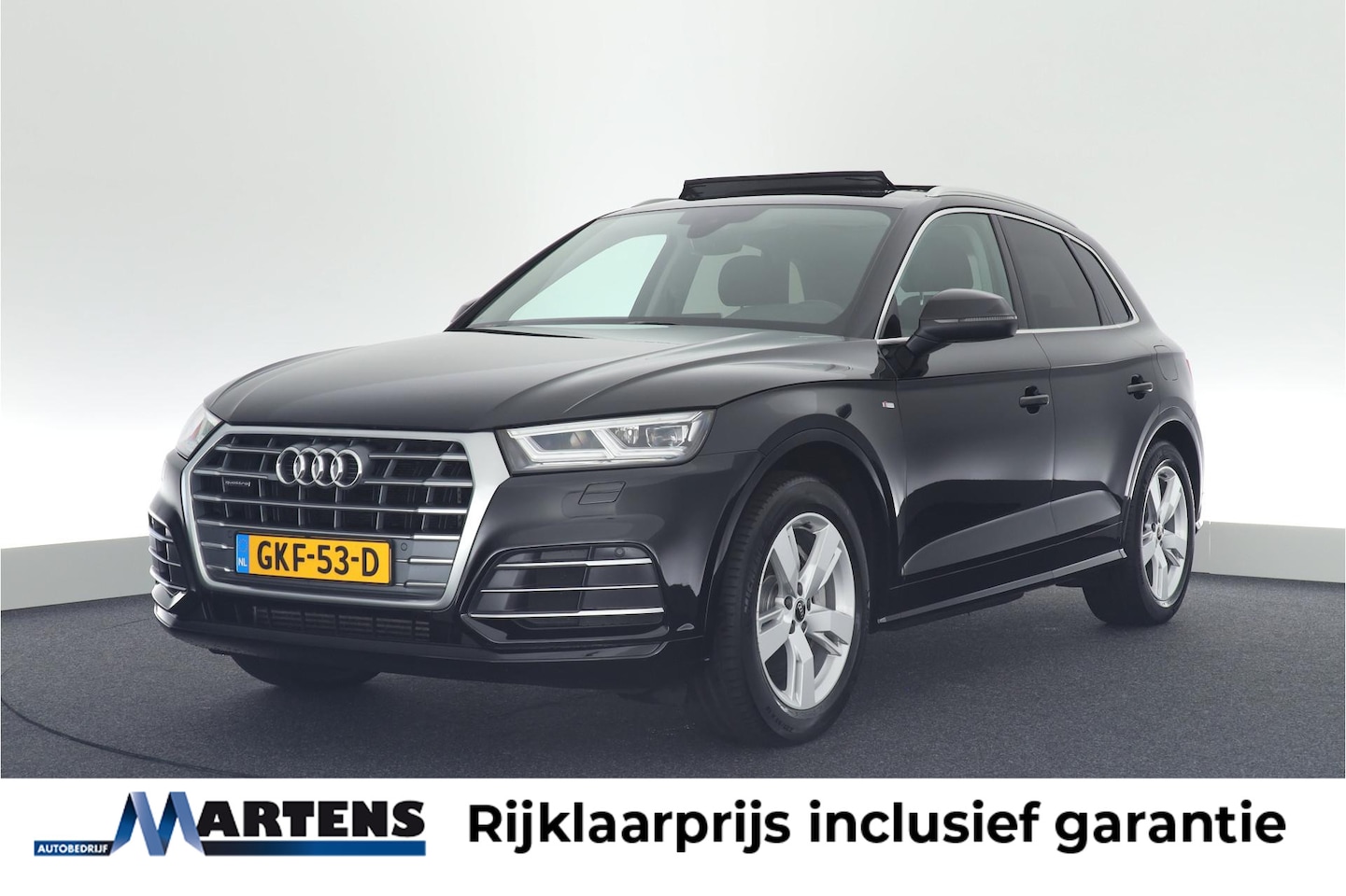 Audi Q5 - 50 TFSI e 299pk quattro S-Line Sport Luchtvering Stoelverwarming Matrix Led Panoramadak Vi - AutoWereld.nl