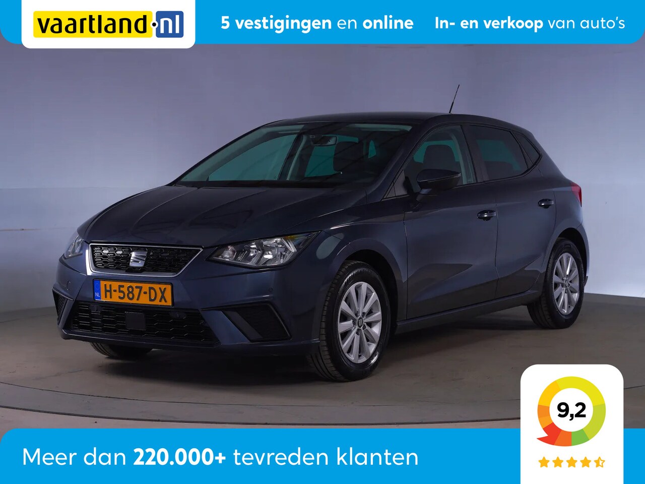 Seat Ibiza - 1.0 TSI Style Business Intense [ Virtual Navi Camera Stoelverwarming Clima ] - AutoWereld.nl