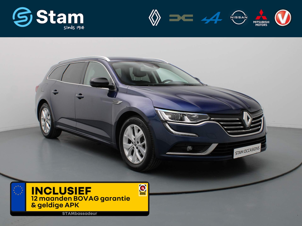 Renault Talisman Estate - TCe 160pk Limited EDC/AUTOMAAT Climate | Cruise | Navi | Parksens. v+a - AutoWereld.nl