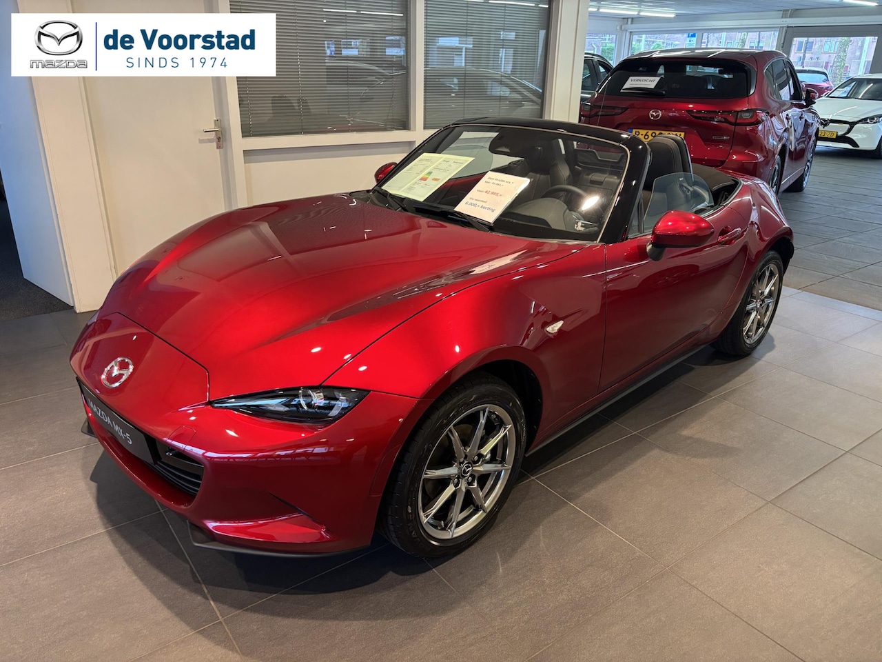 Mazda MX-5 - 1.5 SkyActiv-G 132 Exclusive-Line *NIEUW* | nieuwprijs 49.000,= | 6.000 euro KORTING !!!! - AutoWereld.nl