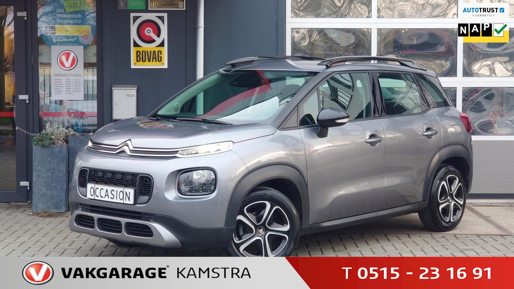 Citroën C3 Aircross - 1.2 PureTech Feel Clima/Cruise/LM/Bluetooth - AutoWereld.nl