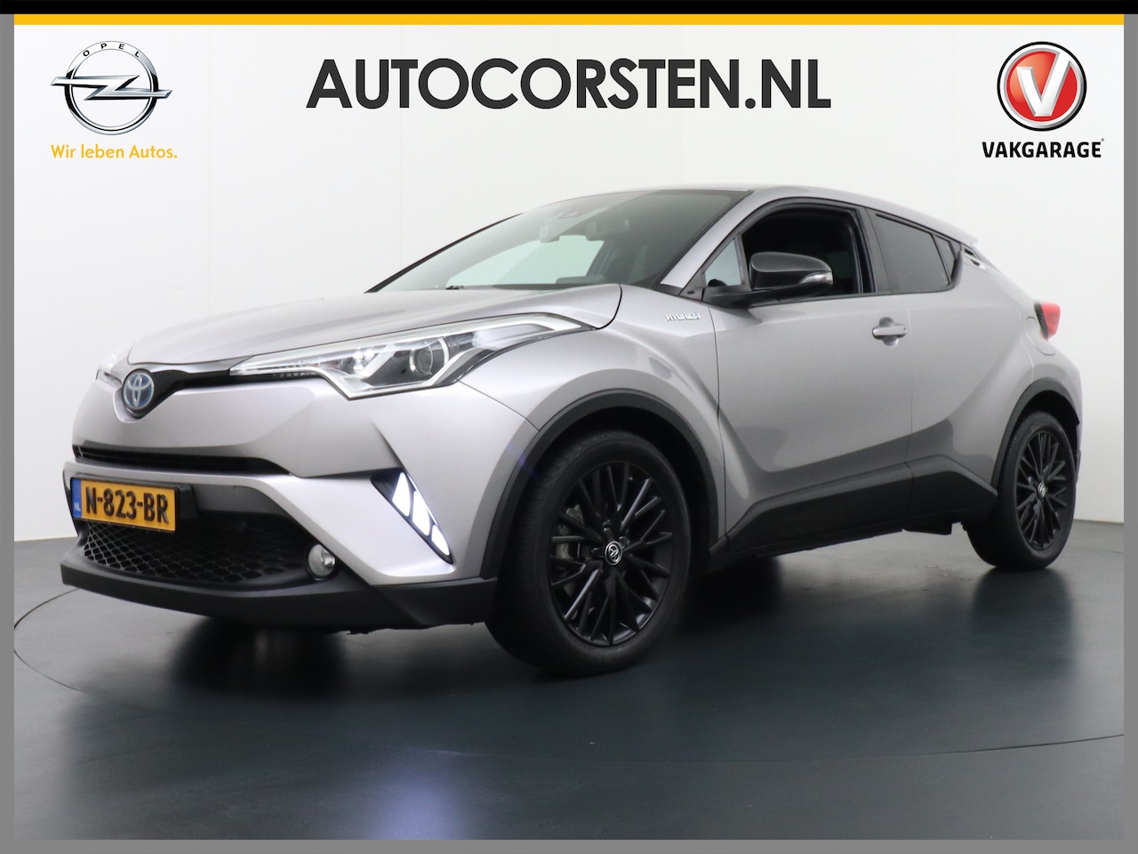 Toyota C-HR - 1.8Hybrid AUT Trekh. Camera Navi Dual-Ecc 18"lm Cruise Dab Keyless Lane-assist Dynamic Led - AutoWereld.nl