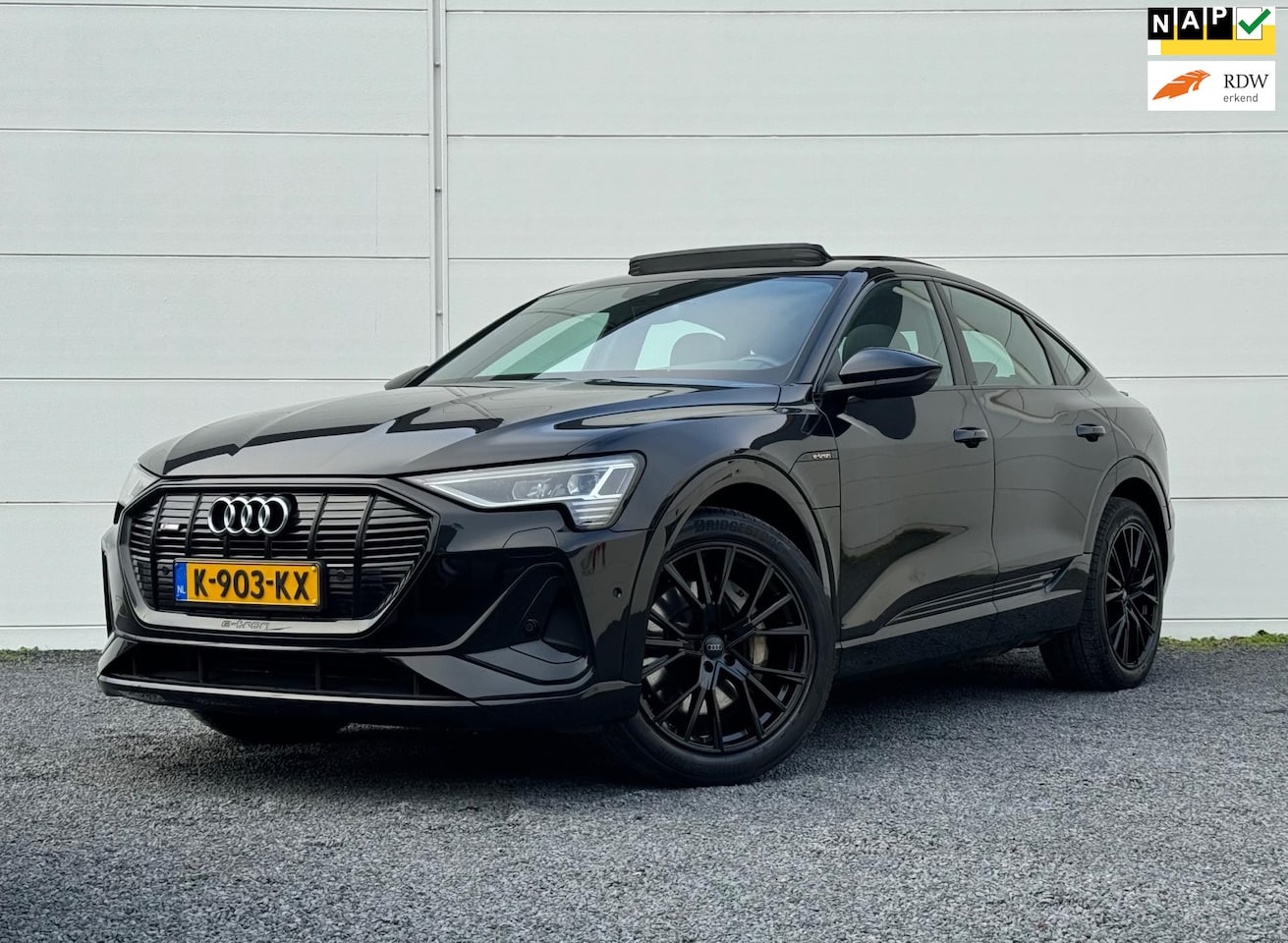 Audi e-tron Sportback - 55 quattro S edition Org NL Pano Sfeer Camera Apple carplay - AutoWereld.nl