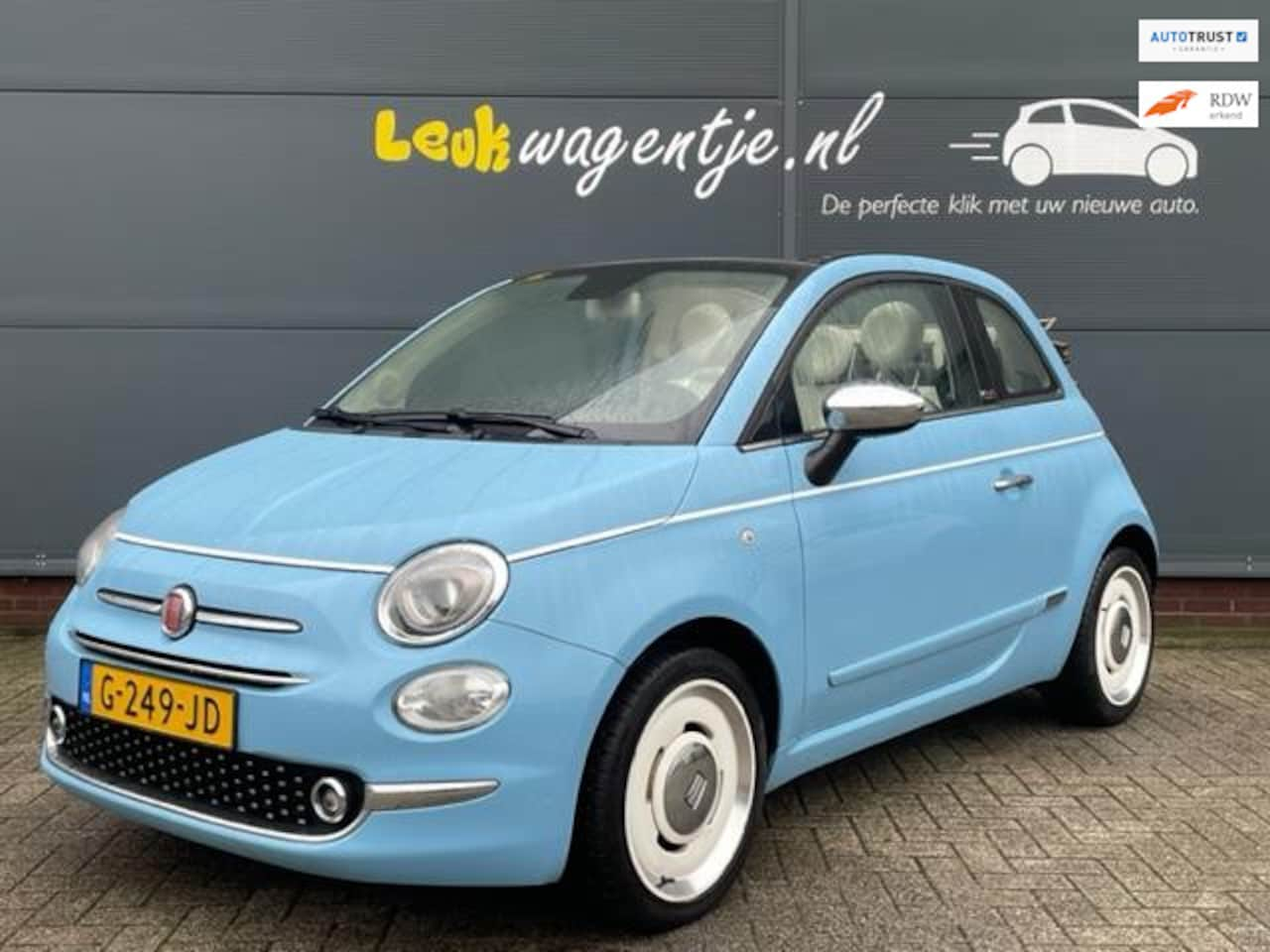 Fiat 500 C - 0.9 TwinAir Turbo Cabrio Spiaggina 58 *carplay - AutoWereld.nl