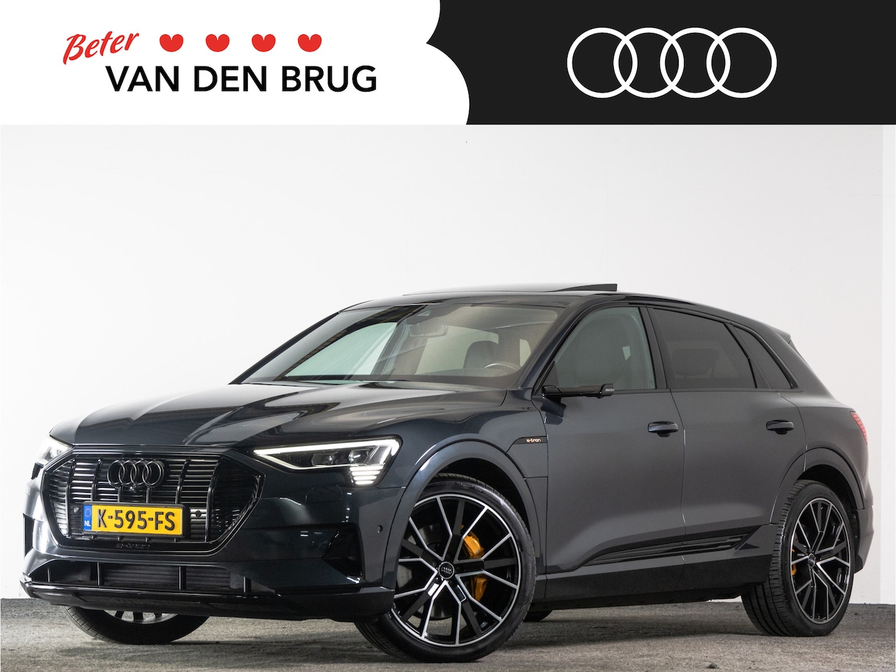 Audi e-tron - S-Line 55 95 kWh 408 PK QUATTRO | LED MATRIX | Supersport Zetels | Panoramadak | 360 Camer - AutoWereld.nl