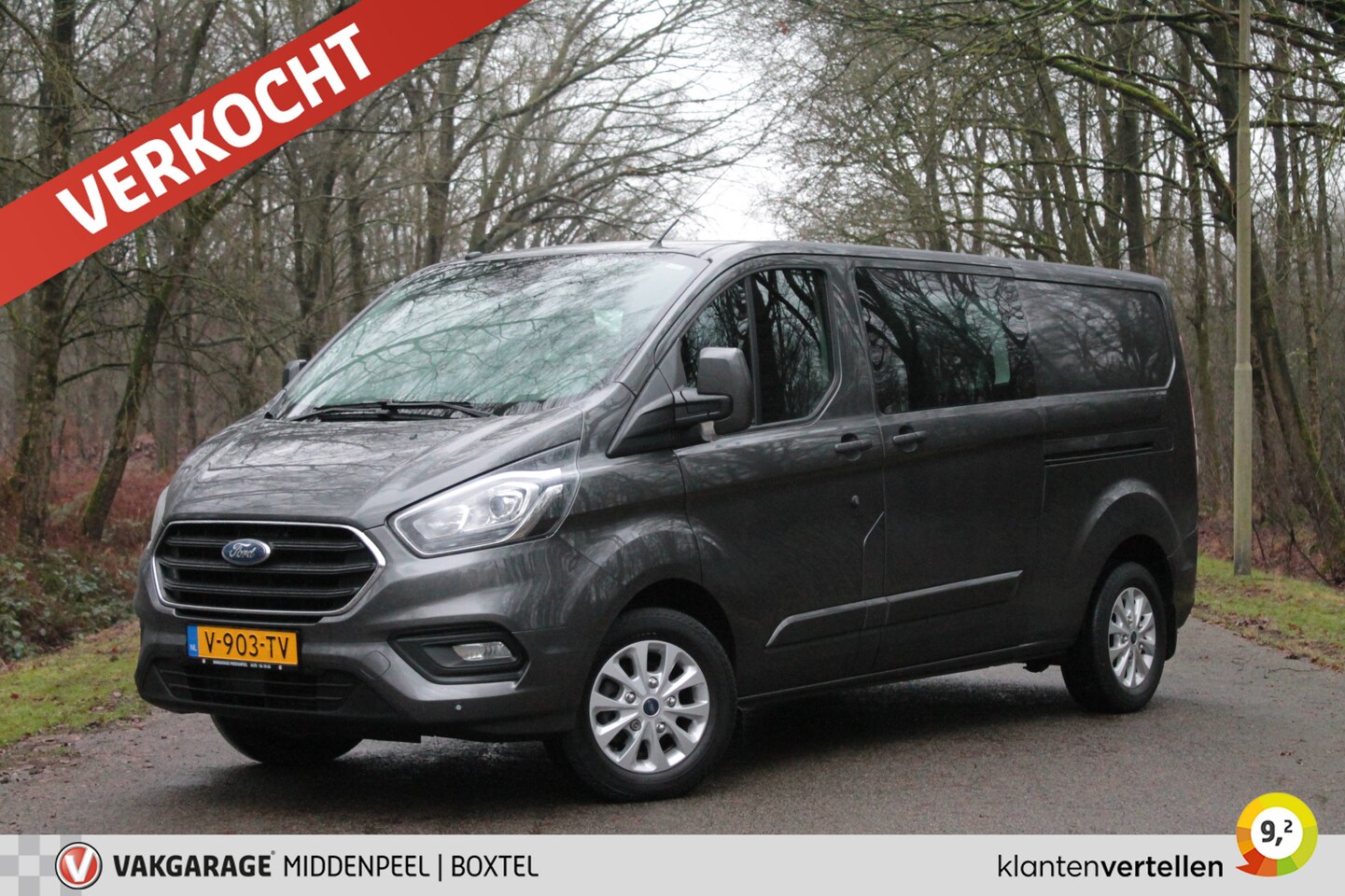 Ford Transit Custom - 300 2.0 TDCI L2H1 Limited DC Camera | Trekhaak | Carplay | Stoelverwarming - AutoWereld.nl