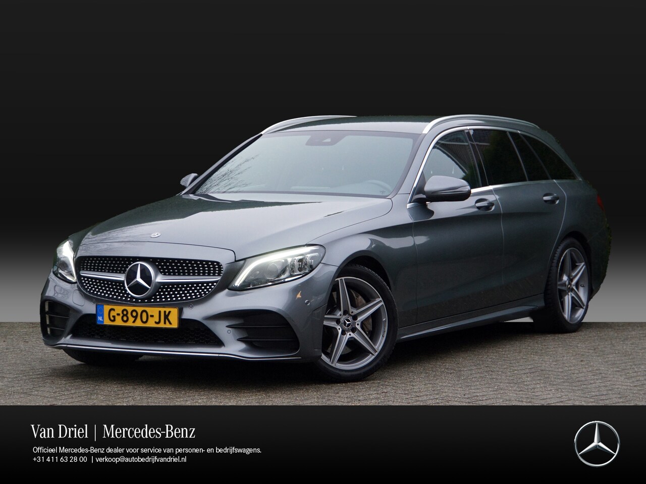 Mercedes-Benz C-klasse Estate - C 300 Estate AMG line Facelift | Multibeam Trekhaak Dodehoek - AutoWereld.nl