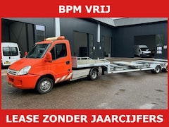 Iveco Daily - 40C18 300 airco be combi container chassis container trailer