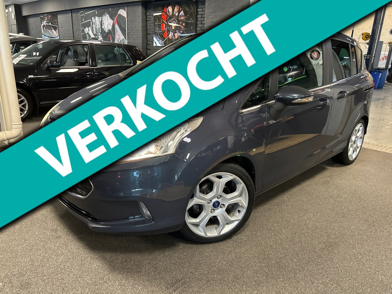 Ford B-Max - 1.0 EcoBoost Titanium 1.0 EcoBoost Titanium,half lede,clima,stoelverw,boeken,trekhaak - AutoWereld.nl