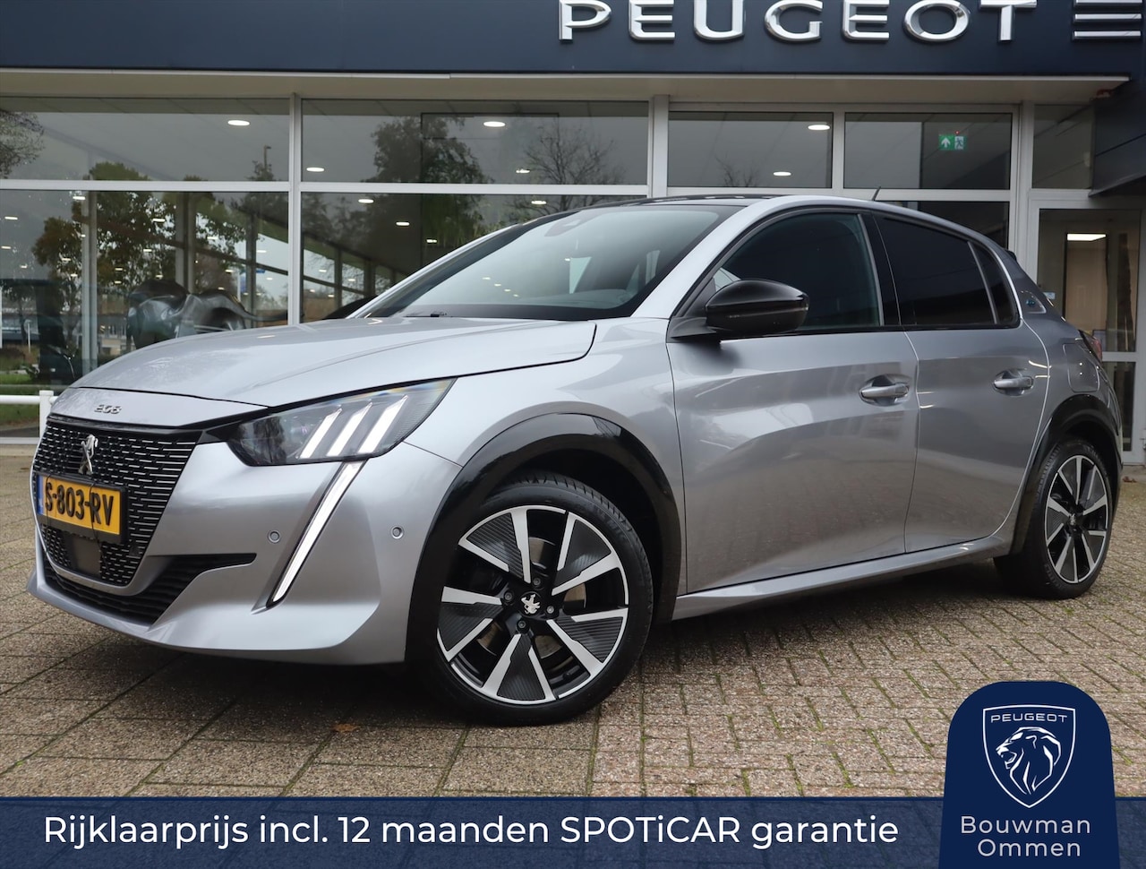 Peugeot e-208 - GT EV 50kWh 136pk, Rijklaarprijs, Navigatie Adaptieve cruise control Camera Black Diamond - AutoWereld.nl