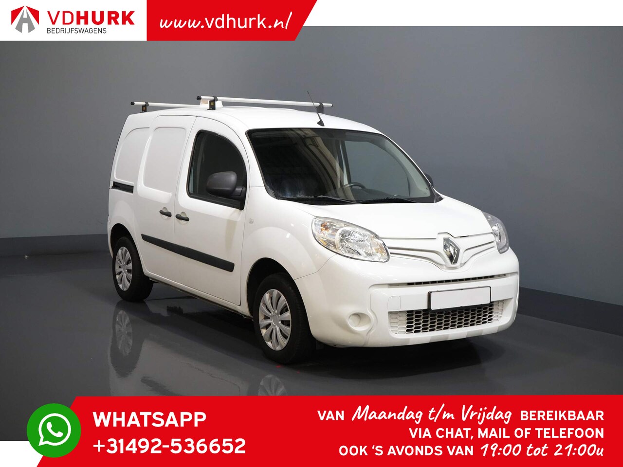 Renault Kangoo - 1.5 dCi 75 pk E6 Navi/ PDC/ Cruise/ Trekhaak/ Airco/ Apk 9-2025 - AutoWereld.nl