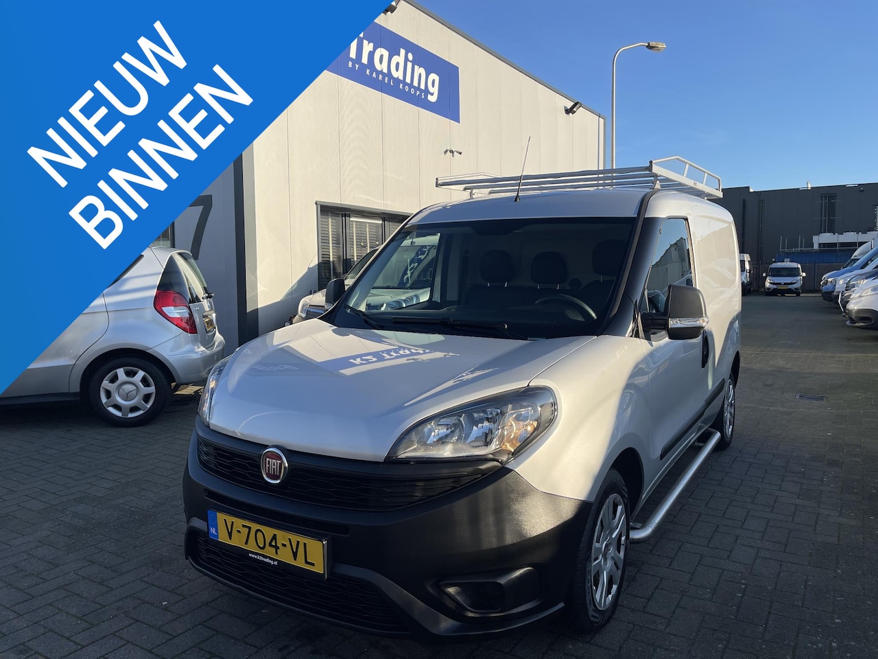 Fiat Doblò Cargo - 1.6 MJ L1H1 ECO JET NAVI 3-ZITS IMPERIAAL EURO-6 6-bak - AutoWereld.nl