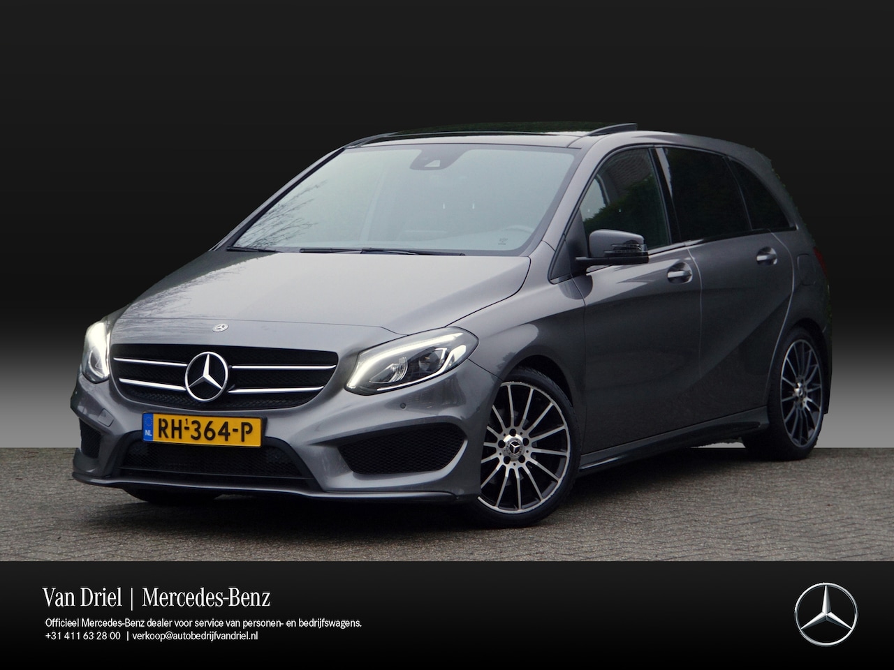 Mercedes-Benz B-klasse - B 180 AMG line Night | Panorama Carplay Sfeerverlichting - AutoWereld.nl