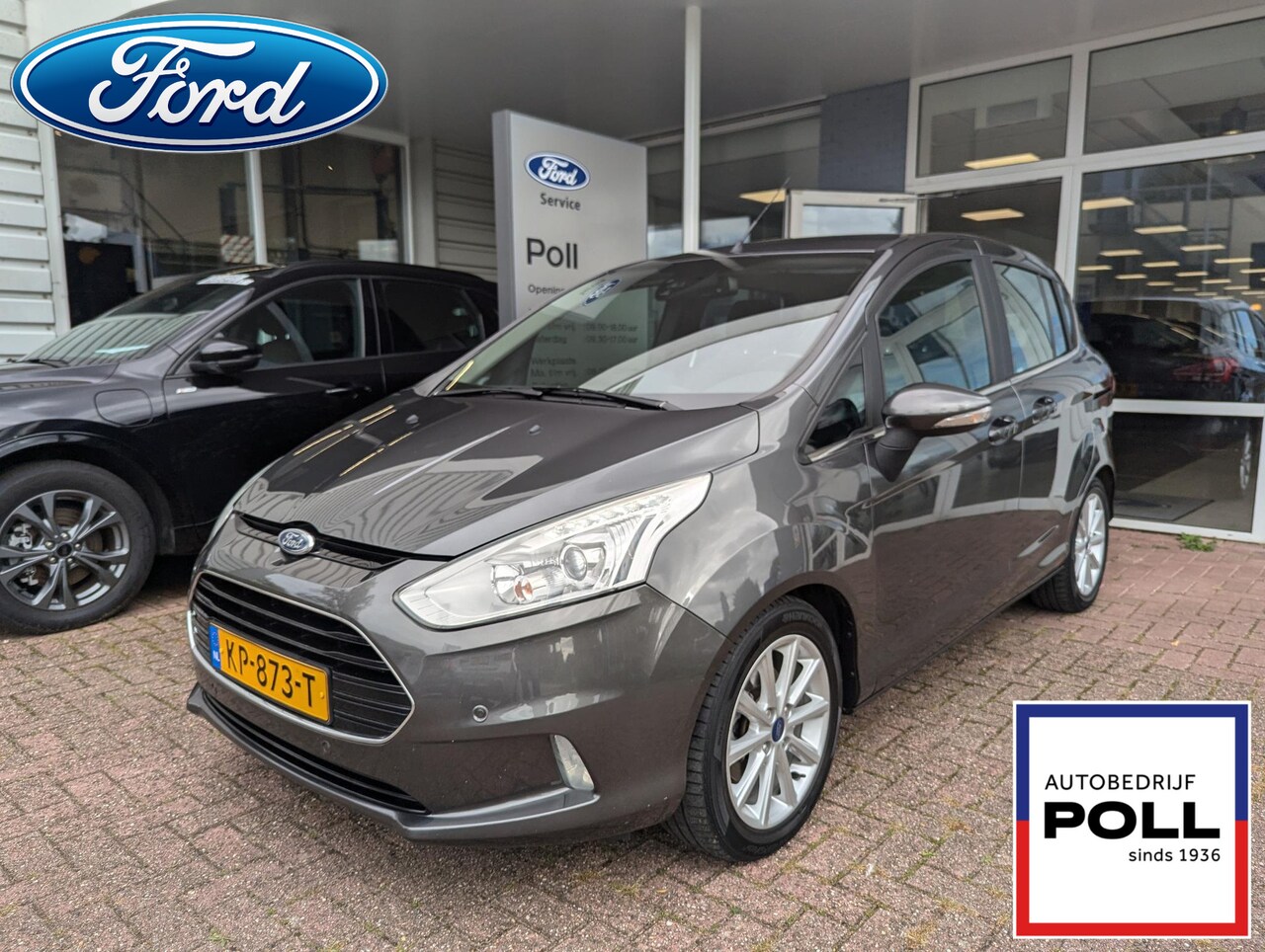 Ford B-Max - 1.0 EcoBoost Titanium Nav Camera Voorruitverwarming Parking pack Dealeronderhouden - AutoWereld.nl