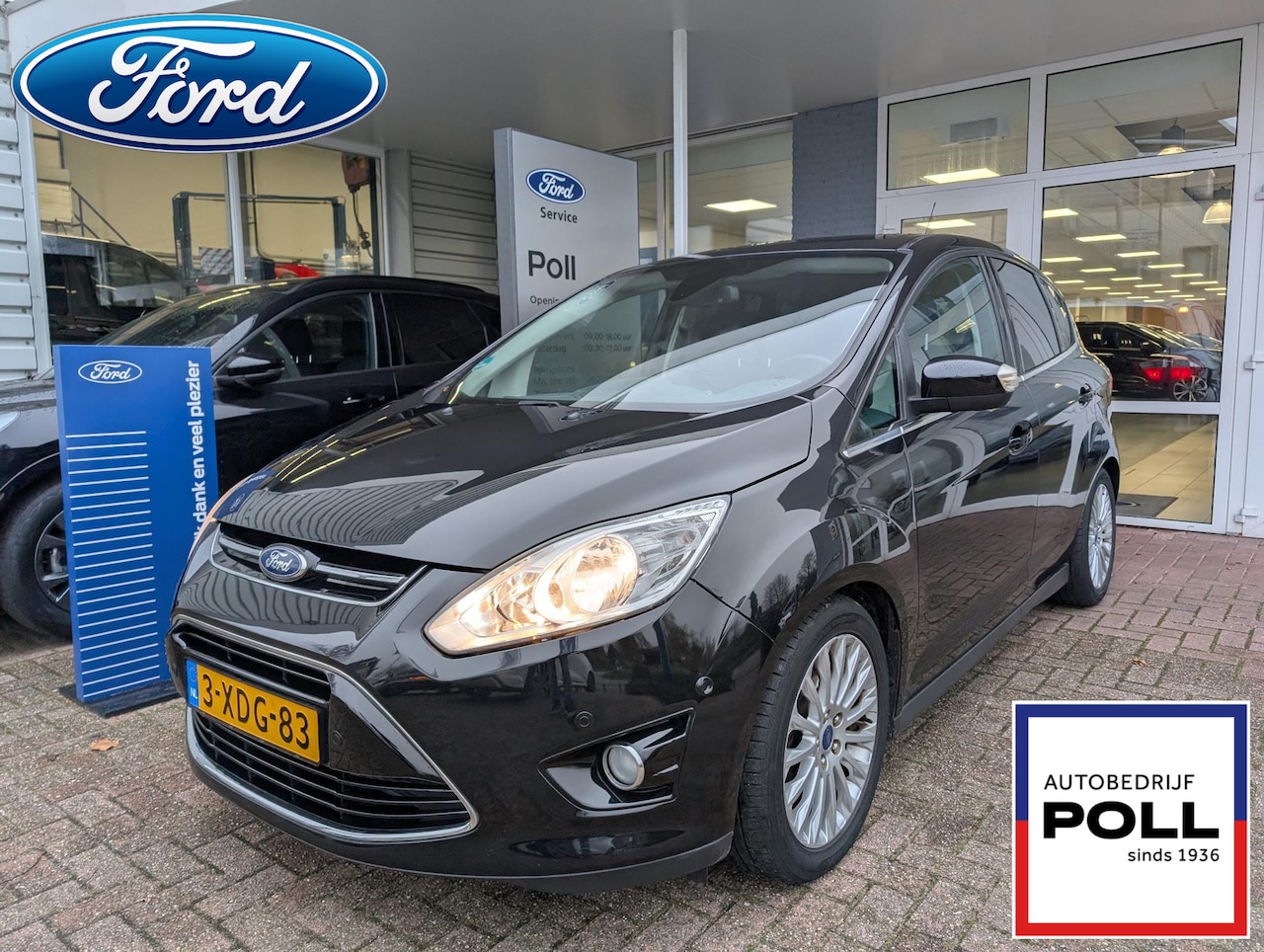 Ford C-Max - 125pk Titanium Edition Plus Trekhaak Camera Parking pack Voorruitverwarming Dealeronderhou - AutoWereld.nl