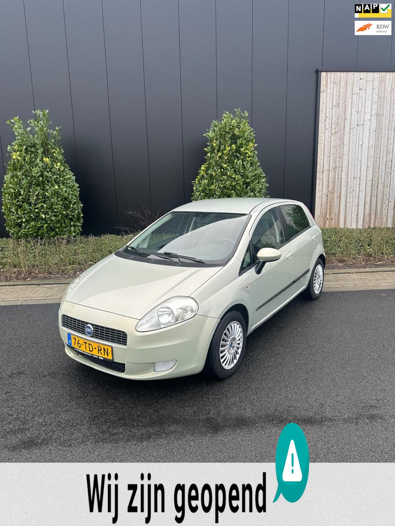 Fiat Grande Punto - 1.4-16V Dynamic 1e EIGENAAR 6 BAK - AutoWereld.nl