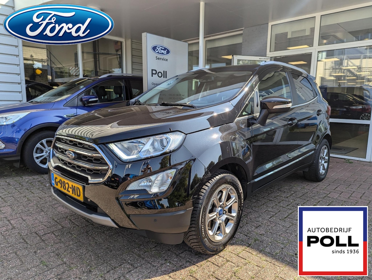 Ford EcoSport - 125pk EcoB. Titanium B&O Navi Camera Trekhaak Winter Parking pack Dode hoek detectie Deale - AutoWereld.nl