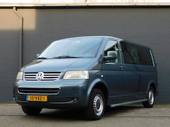 Volkswagen Transporter - 2.5 TDI 340 Trendline DC EDITION LEER BTW VRIJ MARGE BUS CRUISE AIRCO SIDEBARS TREKHAAK