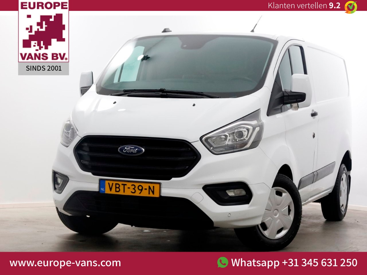 Ford Transit Custom - 2.0 TDCI 130pk E6 Automaat L1H1 Trend Achterklep/Navi 09-2019 - AutoWereld.nl