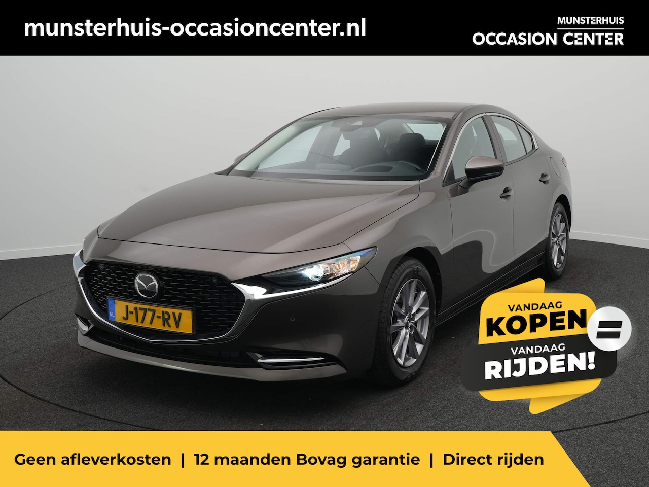 Mazda 3 - 2.0 e-SkyActiv-X M Hybrid 180 Comfort met Bose - AutoWereld.nl