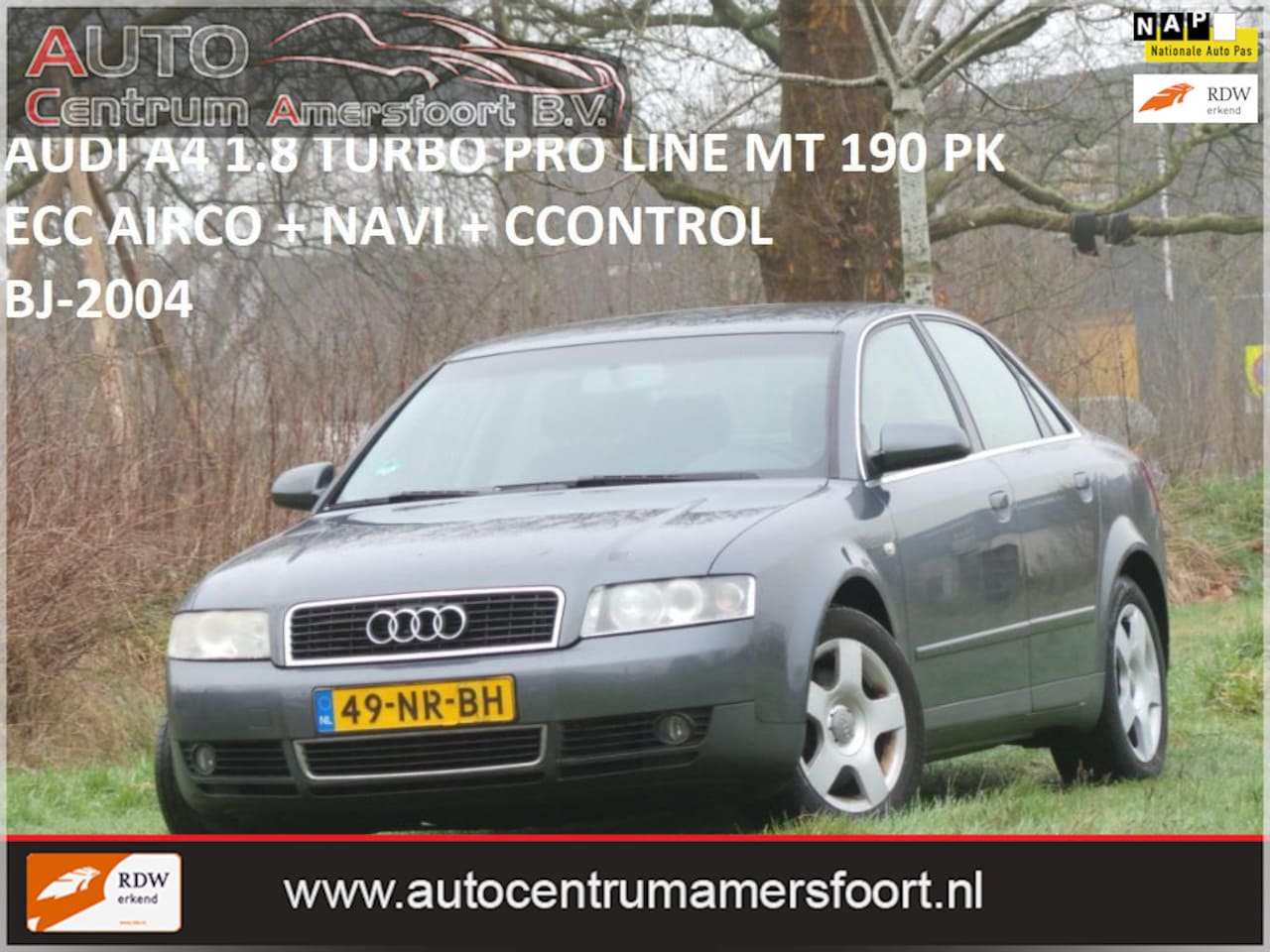 Audi A4 Limousine - 1.8 Turbo Pro Line MT ( INRUIL MOGELIJK ) - AutoWereld.nl