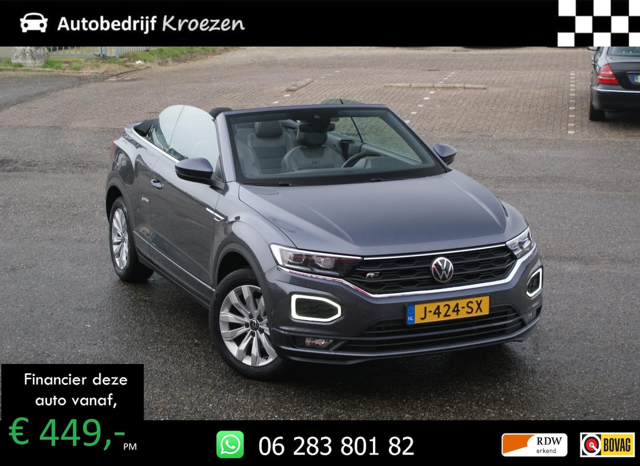 Volkswagen T-Roc Cabrio - 1.5 TSI R-Line | Org NL | 1e Eig. | VUD | ACC | Camera | - AutoWereld.nl