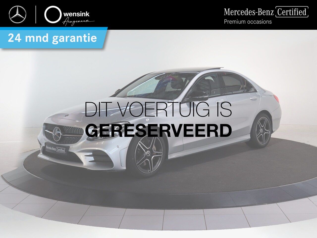 Mercedes-Benz C-klasse - 180 Business Solution AMG | Panoramadak | Multibeam LED | 18" lichtmetalen velgen | Stoelv - AutoWereld.nl