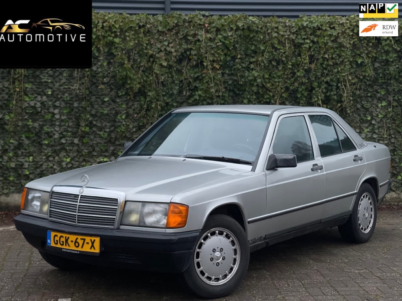 Mercedes-Benz 190-serie - 2.0 E Oldtimer, Automaat, Leer, 89DKM, - AutoWereld.nl