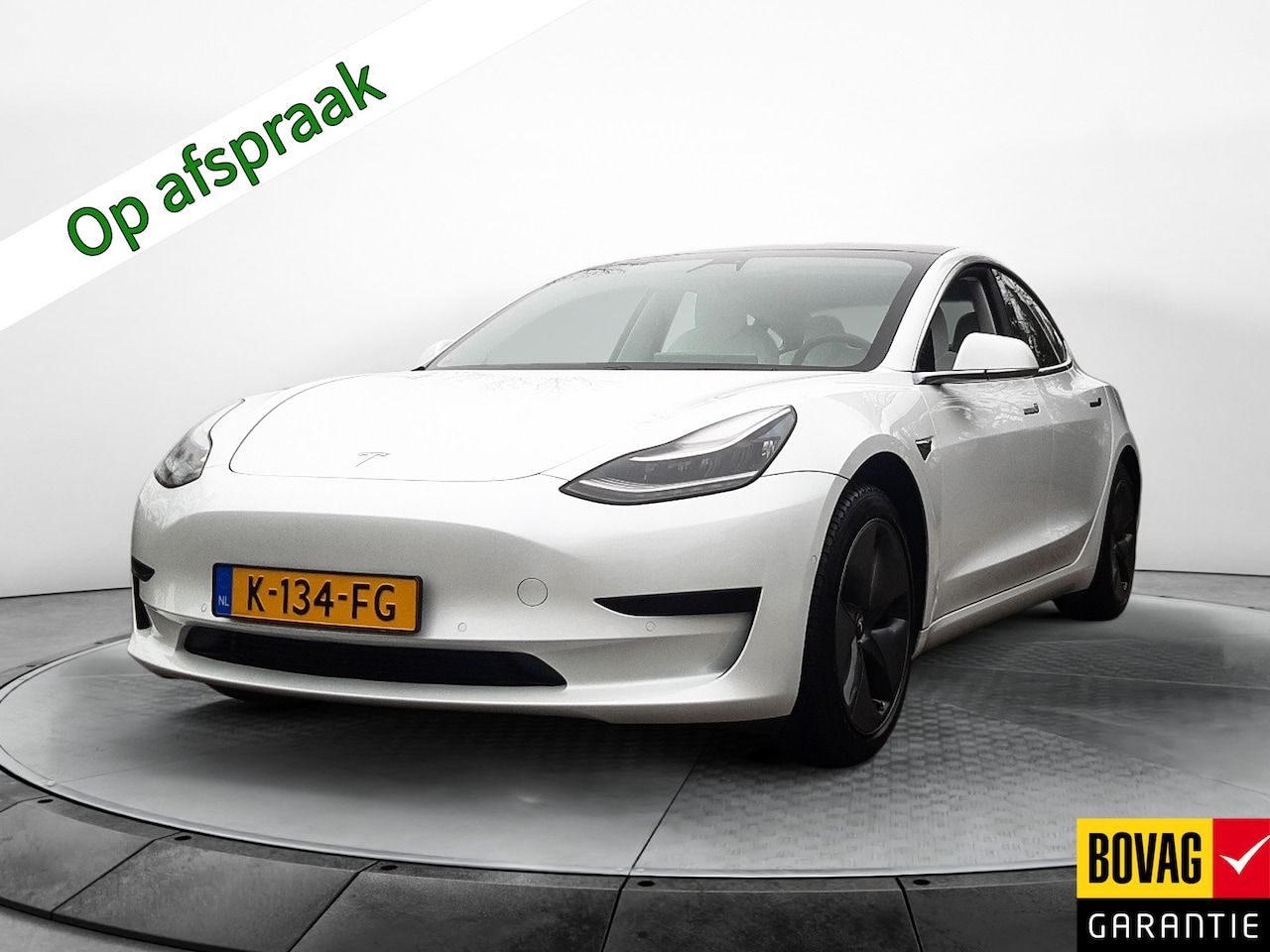 Tesla Model 3 - Standard RWD Plus 60 kWh (238 PK) 1e-Eig. Keurig-Onderh. BOVAG-Garantie. NL-AUTO. Autopilo - AutoWereld.nl