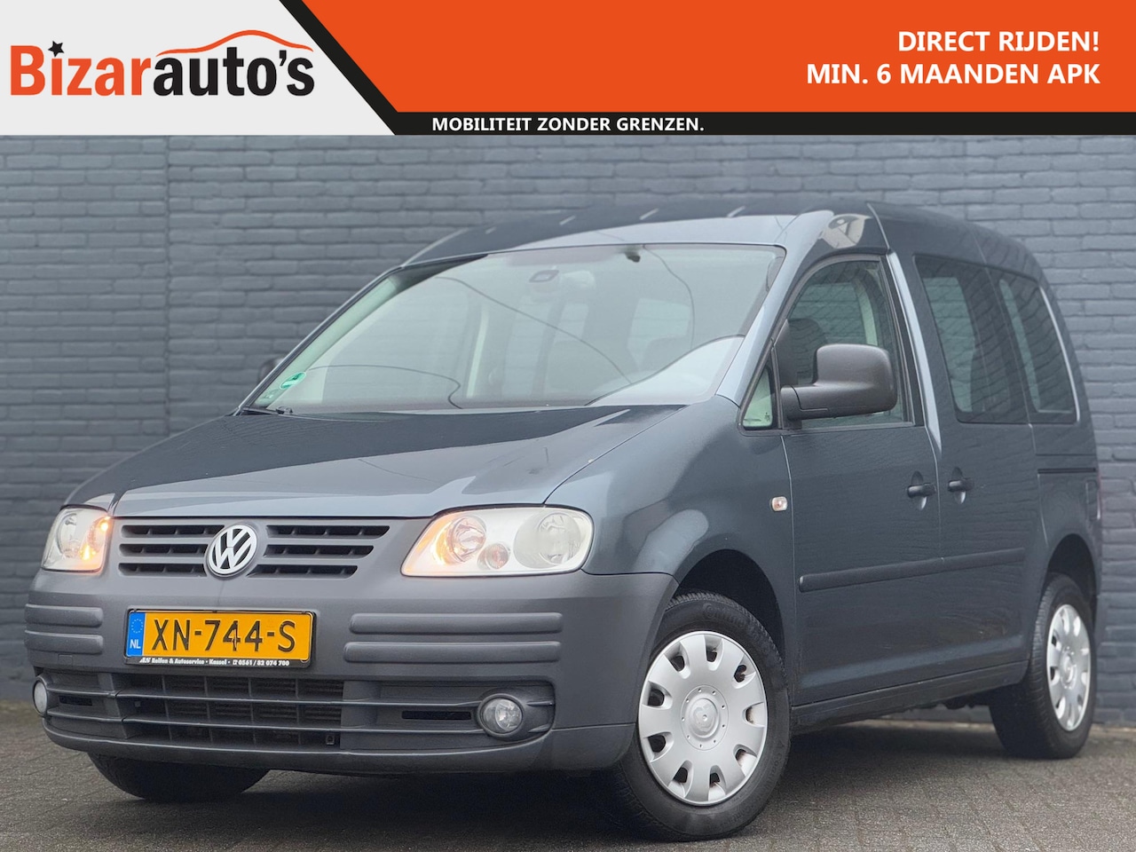 Volkswagen Caddy - 1.9 TDI Easyline 5 persoons | 5 zits | 2x schuifdeur - AutoWereld.nl