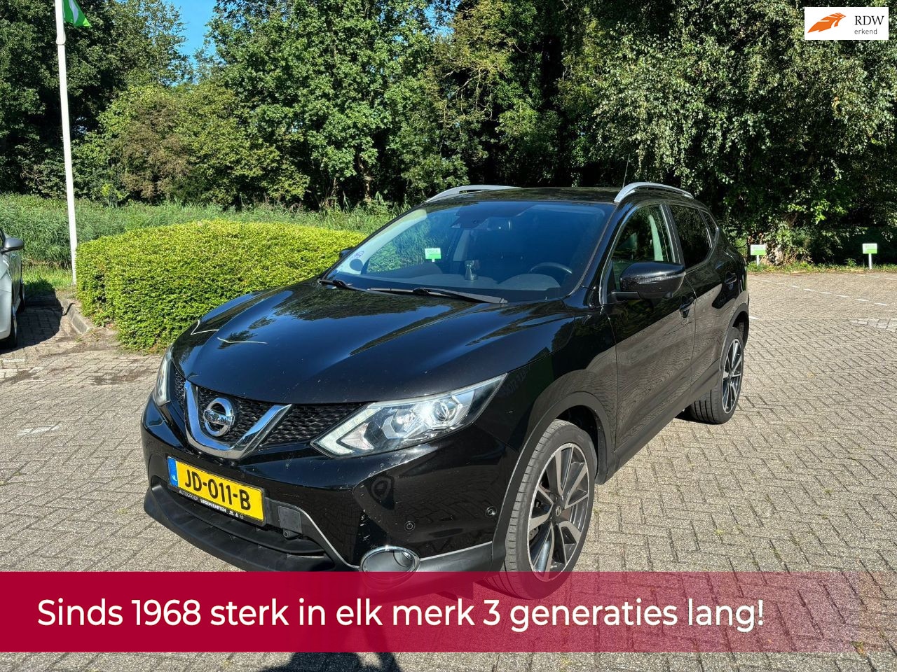 Nissan Qashqai - 1.2 Tekna AUTOMAAT NL AUTO NAP! Pano l Navi l 360Camera l Leder l Cruise l Xenon! 1e eigen - AutoWereld.nl