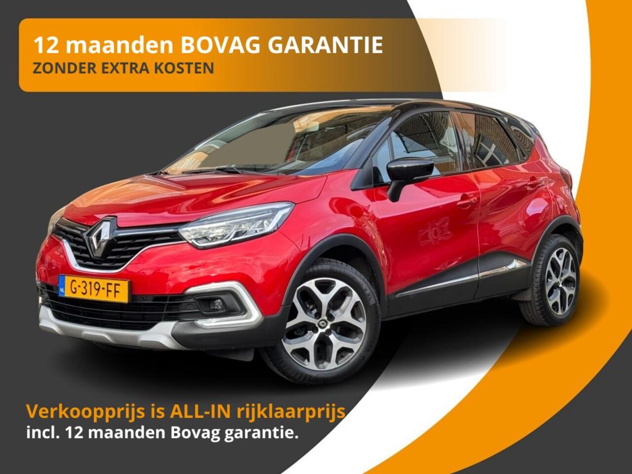 Renault Captur - TCE 90 INTENS R-LINK NAVI/LED/PDC/CAMERA/LMV/2-TONE/NL-AUTO - AutoWereld.nl