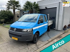 Volkswagen Transporter - 2.0 TDI L2H1 DC AIRCO 6 Persoons Lichte parkeer Schade