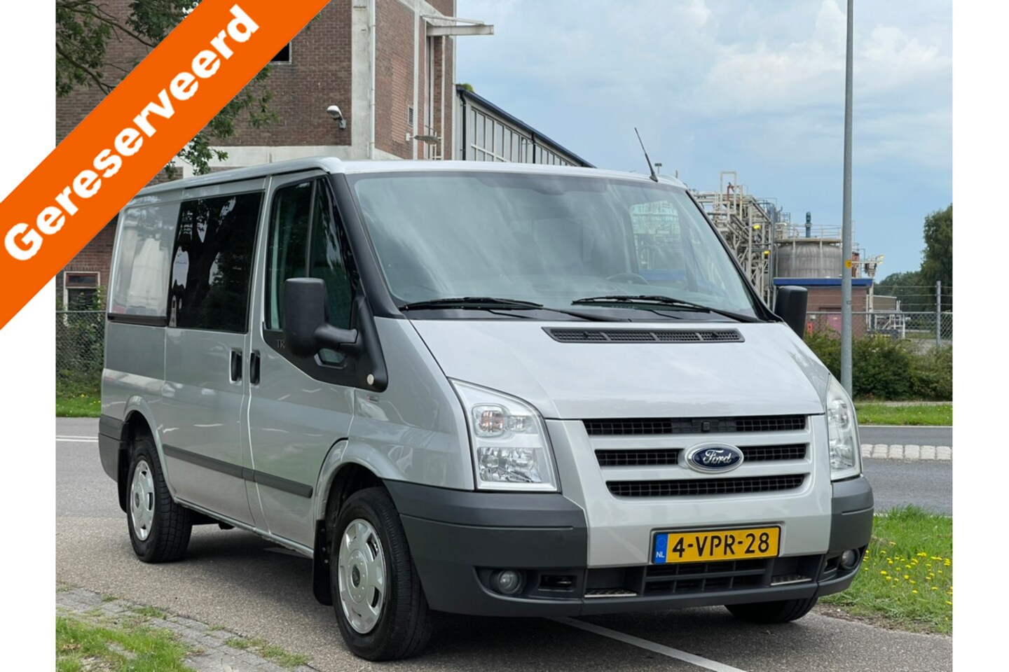 Ford Transit - 260S 2.2 TDCI SHD DC | Airco | 6 Persoons | Dubbele Cabine | Trekhaak | APK 4-2025 - AutoWereld.nl