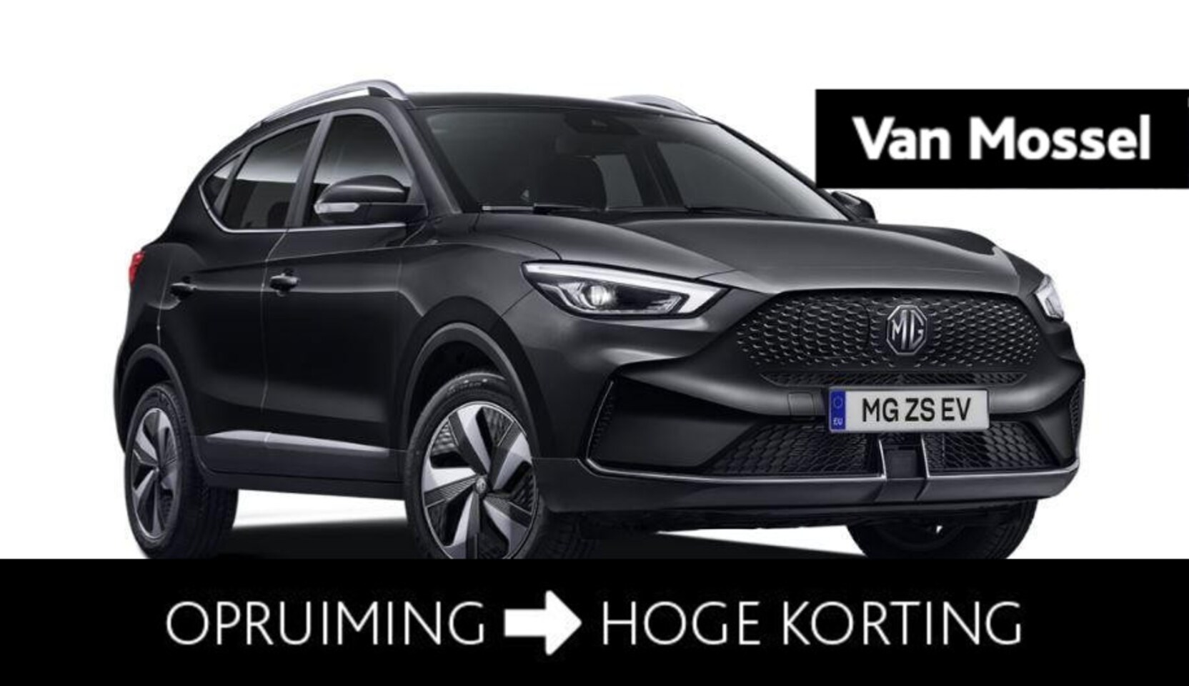 MG ZS - Comfort Long Range Pebble Black ACTIE voorraad registratiekorting /  diverse kleuren op vo - AutoWereld.nl