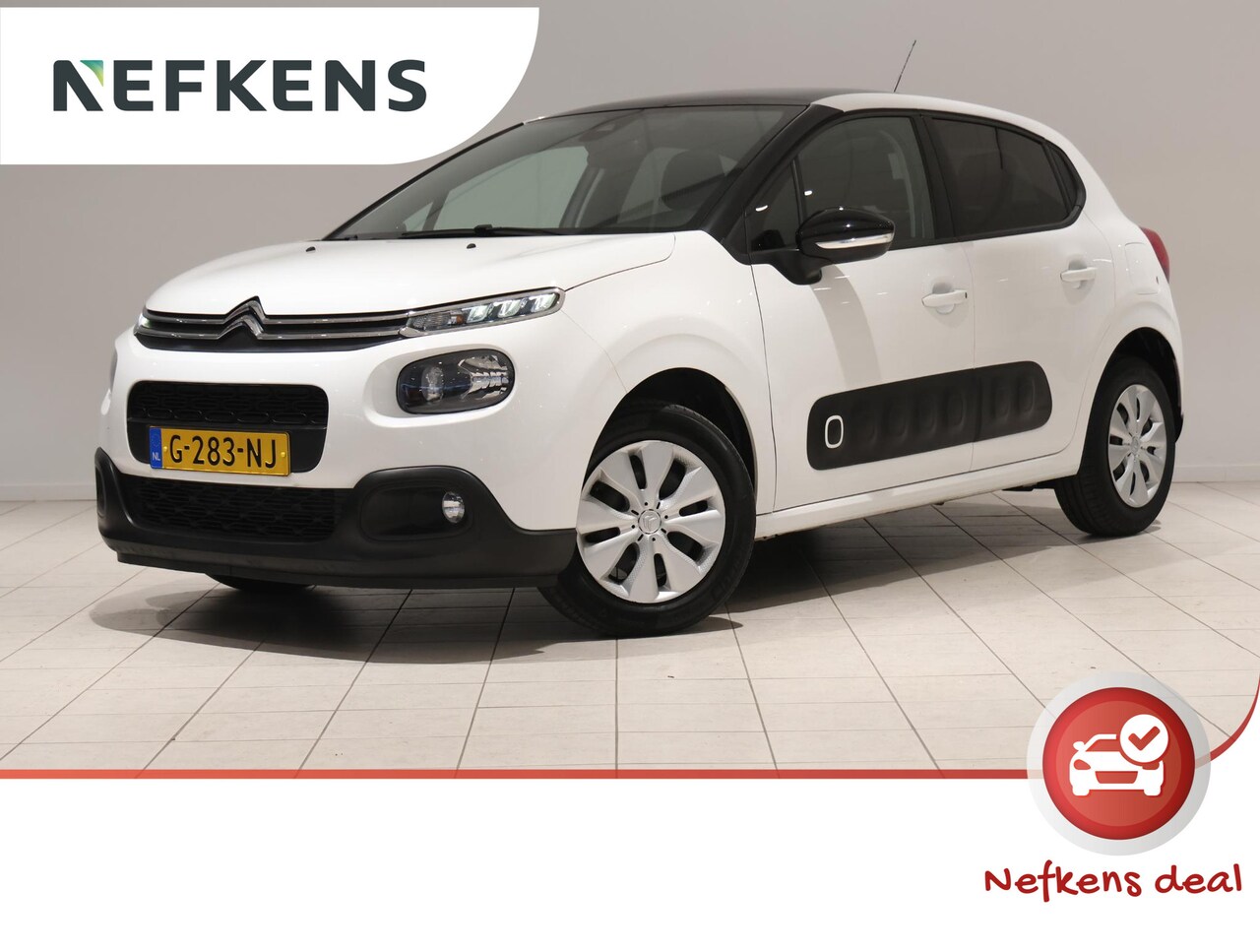 Citroën C3 - 82pk P.T. S&S Feel (1ste eig./Glazendak/Navigatie/AppleCarPlay/Climate/PDC/NL Auto!) - AutoWereld.nl