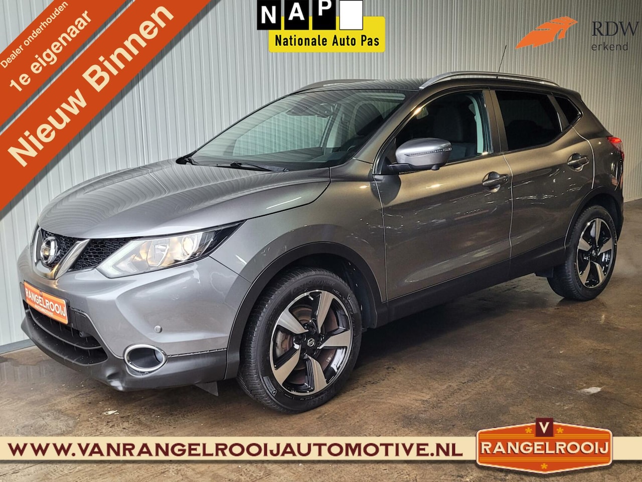 Nissan Qashqai - 1.2 N-Connecta 1.2 N-Connecta, 360gr. camera, panorama, trekhaak, 1e eig. - AutoWereld.nl