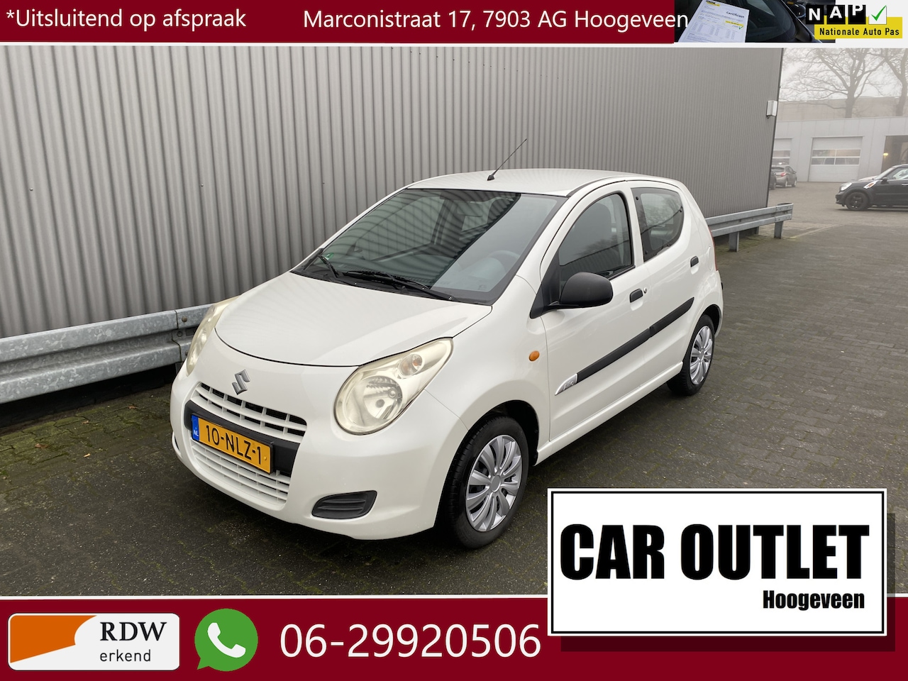 Suzuki Alto - 1.0 Comfort Plus 163Dkm.NAP, A/C, PDC, Spotgoedkoop Rijden! – Inruil Mogelijk – - AutoWereld.nl