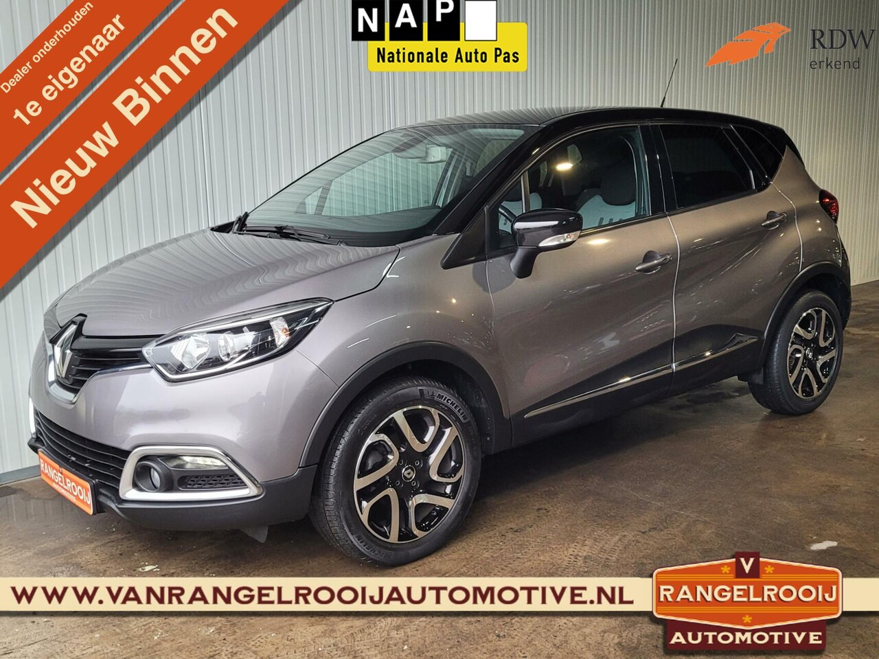 Renault Captur - 0.9 TCe Dynamique 0.9 TCe Dynamique, 1 eig., dealer oh., navi, pdc, dab, clima - AutoWereld.nl