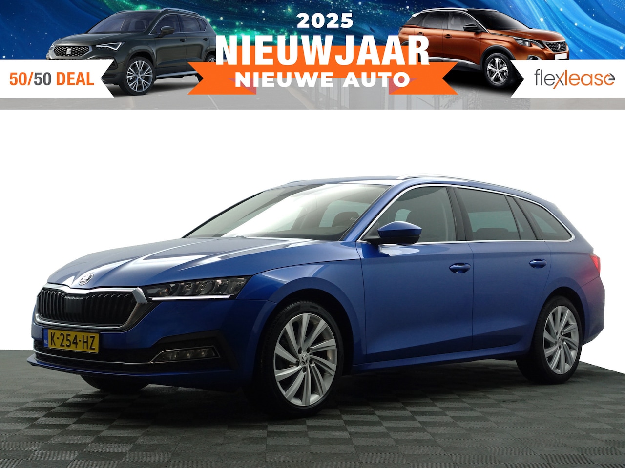 Skoda Octavia Combi - 1.0 e-TSI Business Edition Plus Aut- Carplay, Sfeerverlichting, Virtual Cockpit, Ada Cruis - AutoWereld.nl