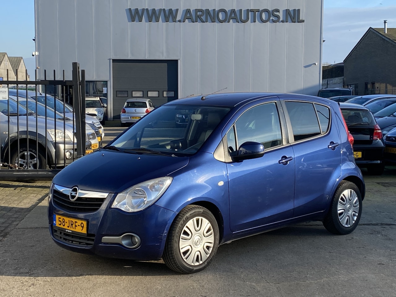 Opel Agila - 1.2 Enjoy 1.2 Enjoy 5-DEURS, AIRCO, LEDER INTERIEUR, 162.729 KM NAP, ELEK-RAMEN, RADIO-CD-MP3, AIRBA - AutoWereld.nl