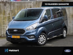 Ford Transit Custom - DC L1H1 300 Limited 2.0 TDCI 170pk Automaat LEDER | TREKHAAK | 16''LM | DODE HOEK | CRUISE