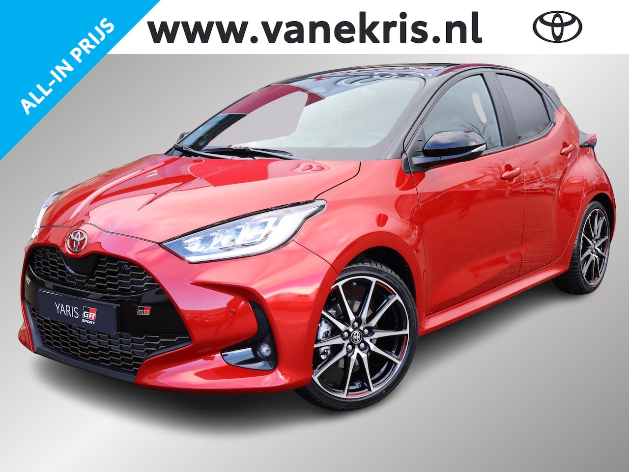 Toyota Yaris - 1.5 Hybrid 130 GR Sport, GR Plus Pack , Nieuw, Uit voorraad leverbaar - AutoWereld.nl