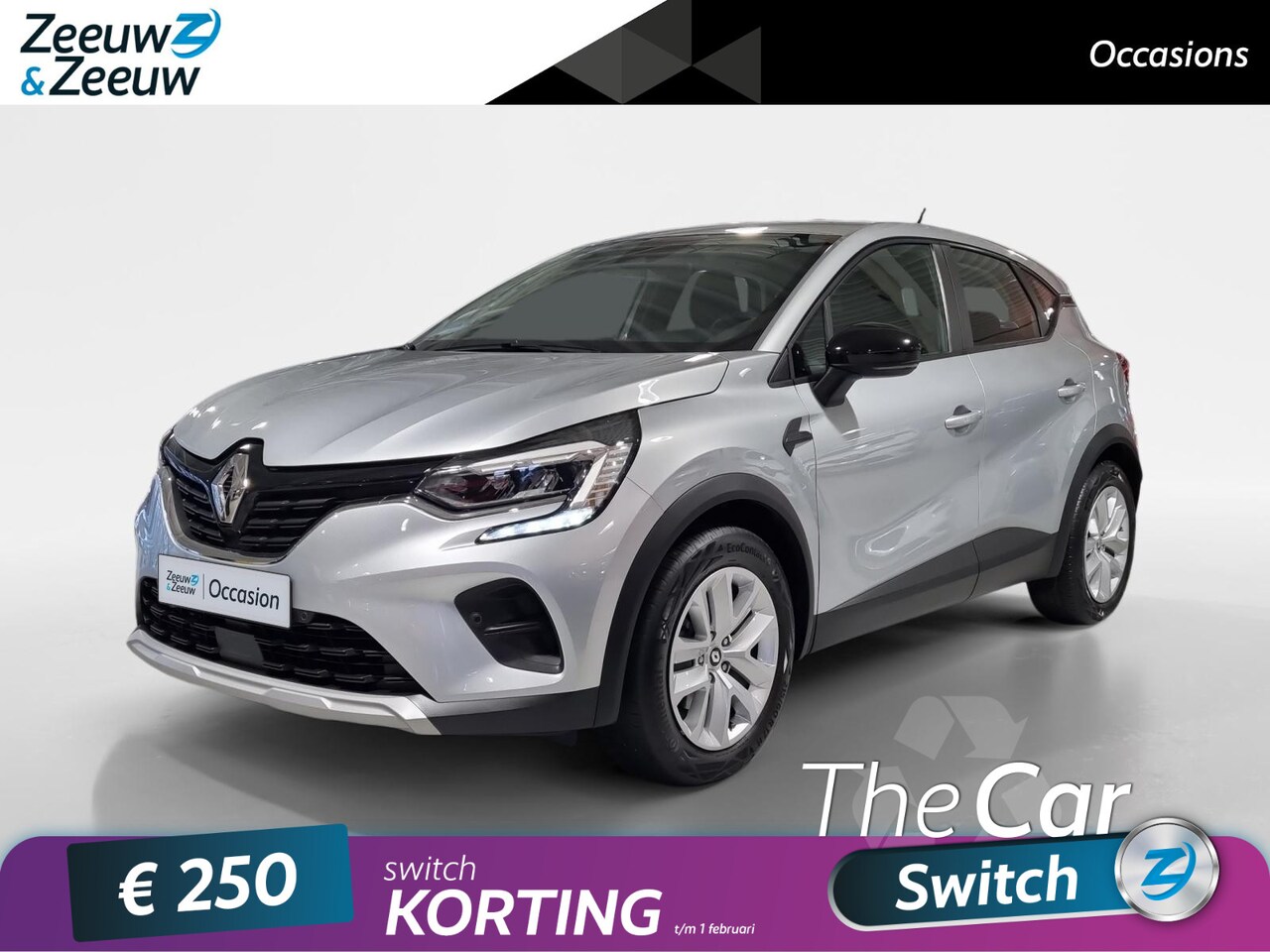 Renault Captur - 1.6 E-Tech Hybrid 145 Business Zen *Automaat*Achteruit camera * Apple carplay/ Android aut - AutoWereld.nl