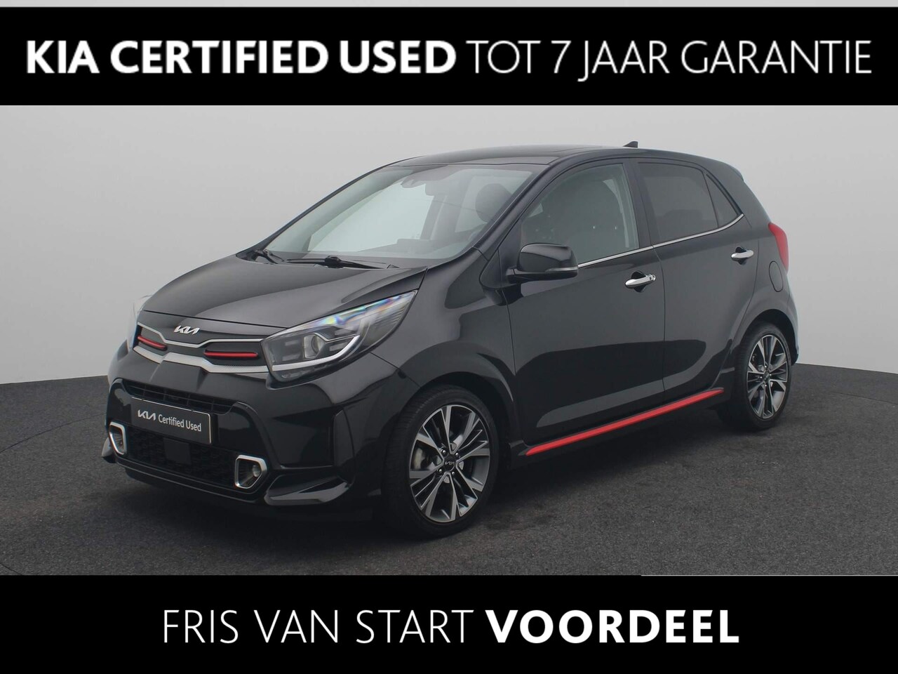 Kia Picanto - 1.0 T-GDi GT-Line 5p | Navigatie | Lm | Stoel/Stuur verwarming | Opendak | Climate Control - AutoWereld.nl