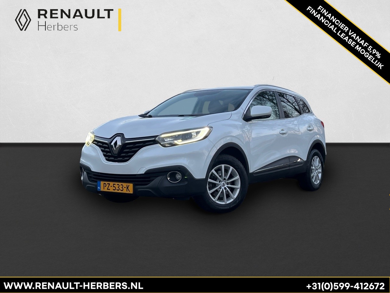 Renault Kadjar - 1.2 TCe Limited CRUISE / TREKHAAK / ALL SEASON / NAVI / CLIMATE - AutoWereld.nl