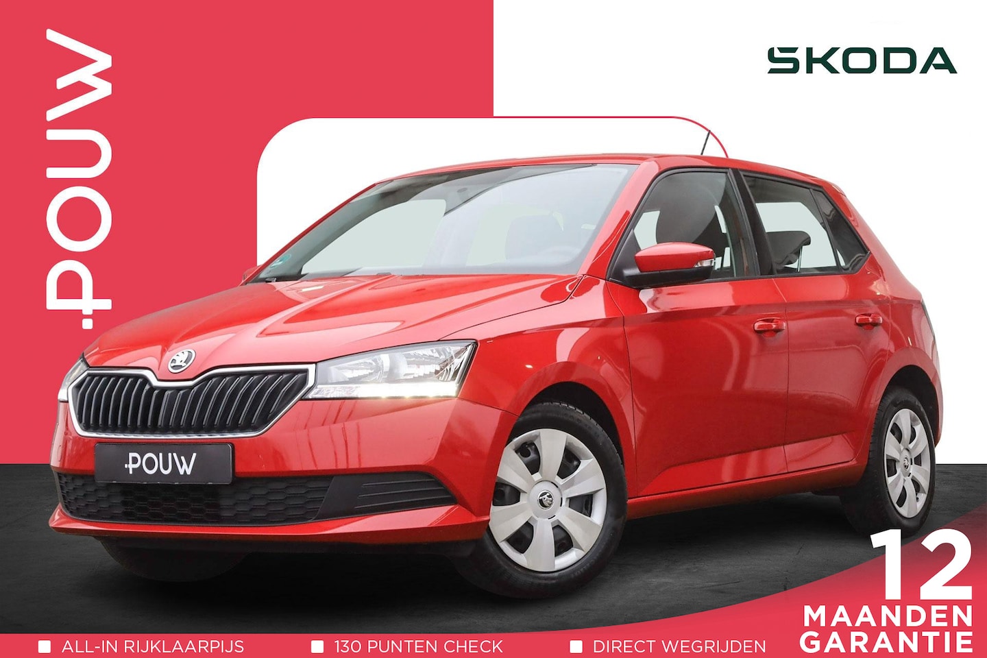 Skoda Fabia - 1.0 75pk Active | Cruise Control | Airco | Bluetooth | Elektrische Ramen - AutoWereld.nl